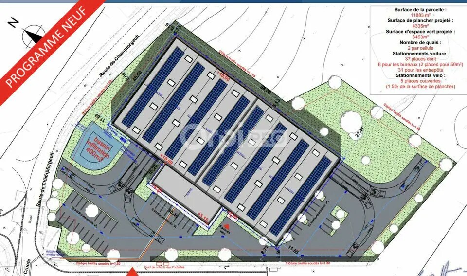 Industriel/Logistique dans FRAGNES à vendre - Plan de site – Image 3 sur 3