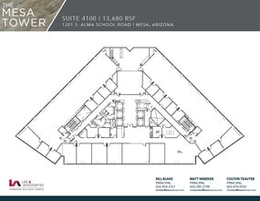 1201 S Alma School Rd, Mesa, AZ à louer Plan d’étage– Image 1 sur 1