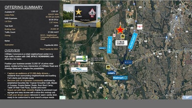 8108 Cliffdale Rd, Fayetteville, NC à louer Plan cadastral– Image 2 sur 6
