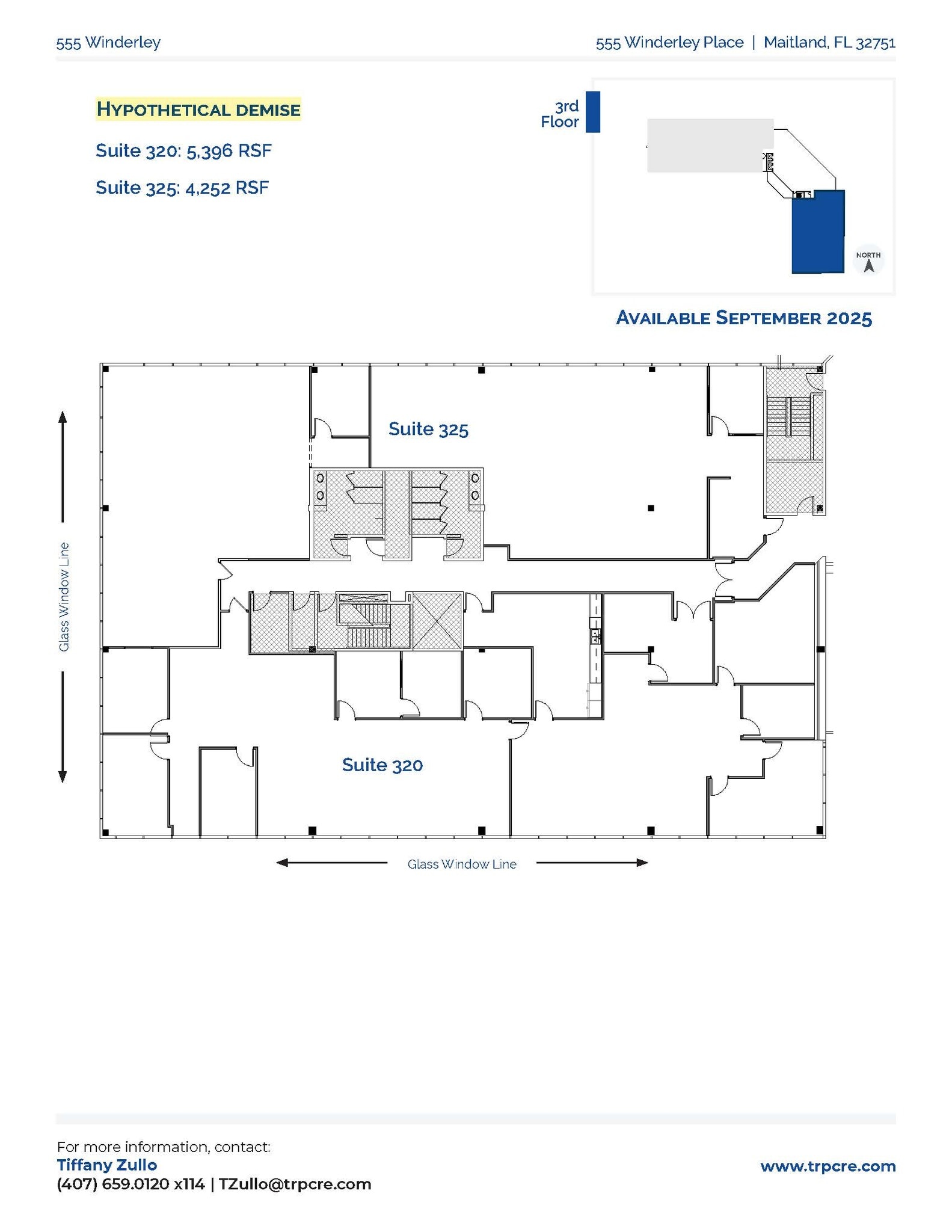 555 Winderley Pl, Maitland, FL à louer Plan d’étage– Image 1 sur 2