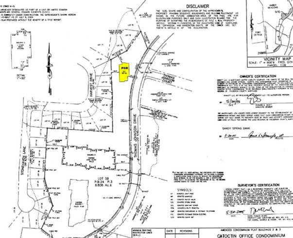 77 Thomas Johnson Dr, Frederick, MD à vendre - Plan cadastral – Image 2 sur 6