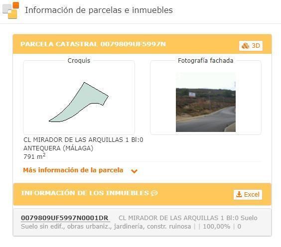 Calle Federico García Lorca, 1, Antequera, Málaga à vendre - Plan de site – Image 2 sur 2