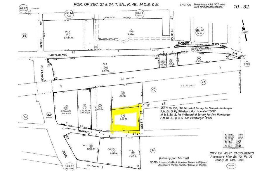 900 F St, West Sacramento, CA à louer - Plan cadastral – Image 2 sur 17