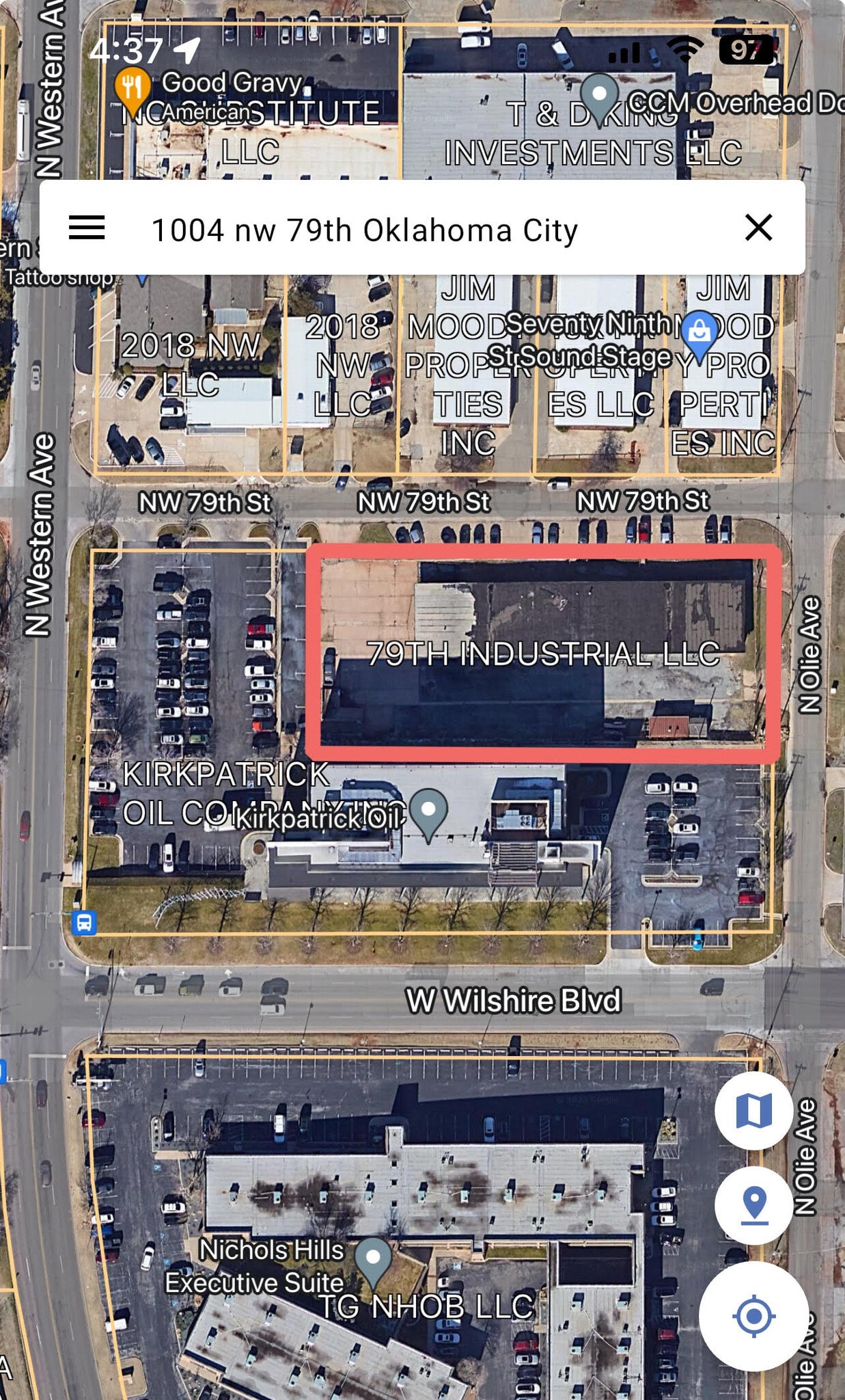 1004 NW 79th St, Oklahoma City, OK à vendre Aérien– Image 1 sur 2