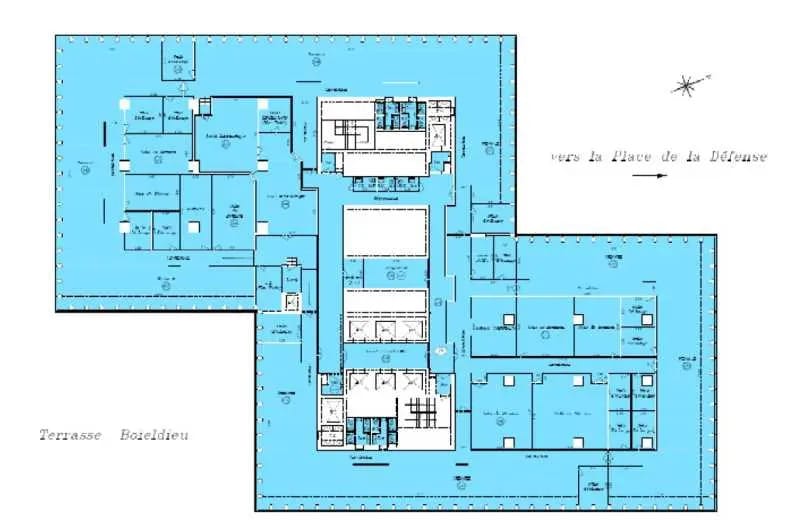 100-101 Terrasse Boieldieu, Puteaux à louer - Plan d’étage – Image 2 sur 15