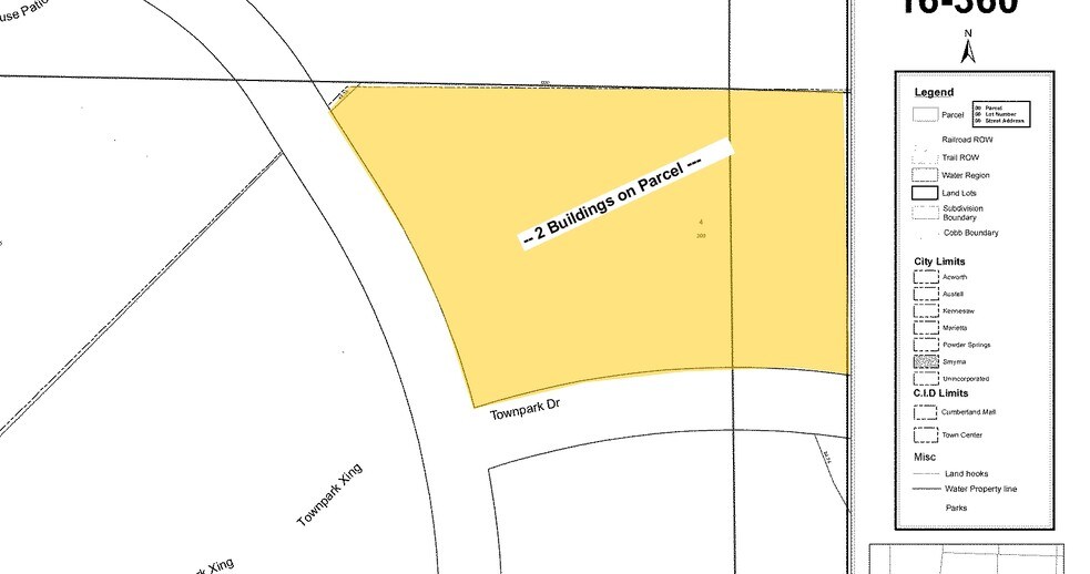 300 Townpark Dr NW, Kennesaw, GA à louer - Plan cadastral – Image 2 sur 7