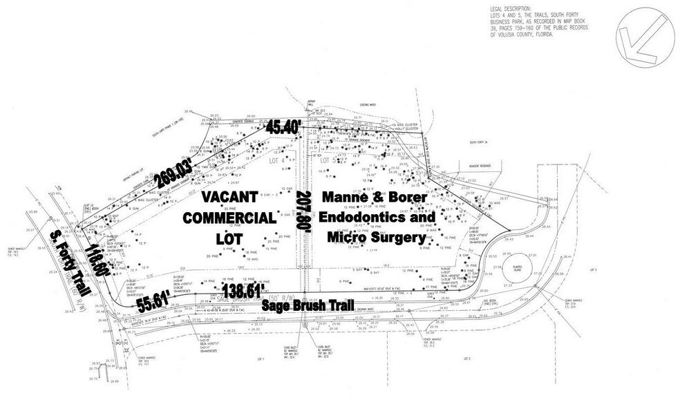 140 Sage Brush Trl, Ormond Beach, FL à vendre - Plan de site – Image 2 sur 2