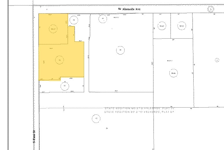 2370 W Alameda Ave, Denver, CO à louer - Plan cadastral – Image 2 sur 9