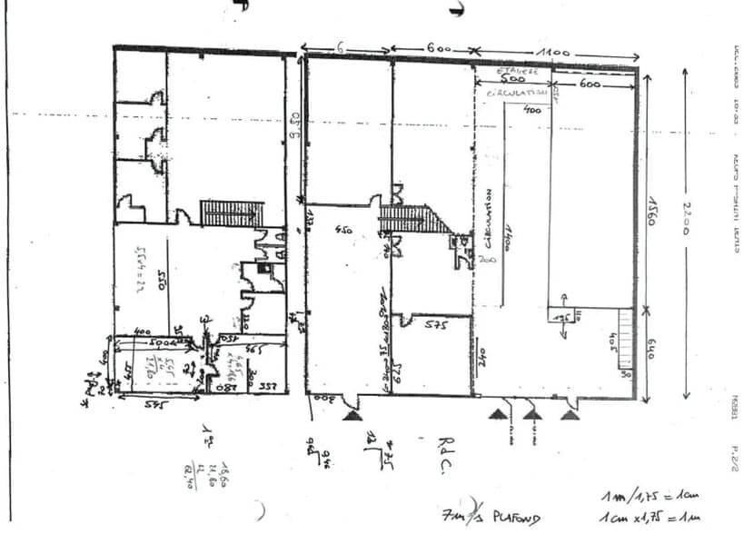 Local d'activités dans Aulnay-sous-Bois à vendre - Plan d’étage – Image 3 sur 10