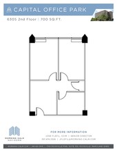 6305 Ivy Ln, Greenbelt, MD à louer Plan d’étage– Image 1 sur 1