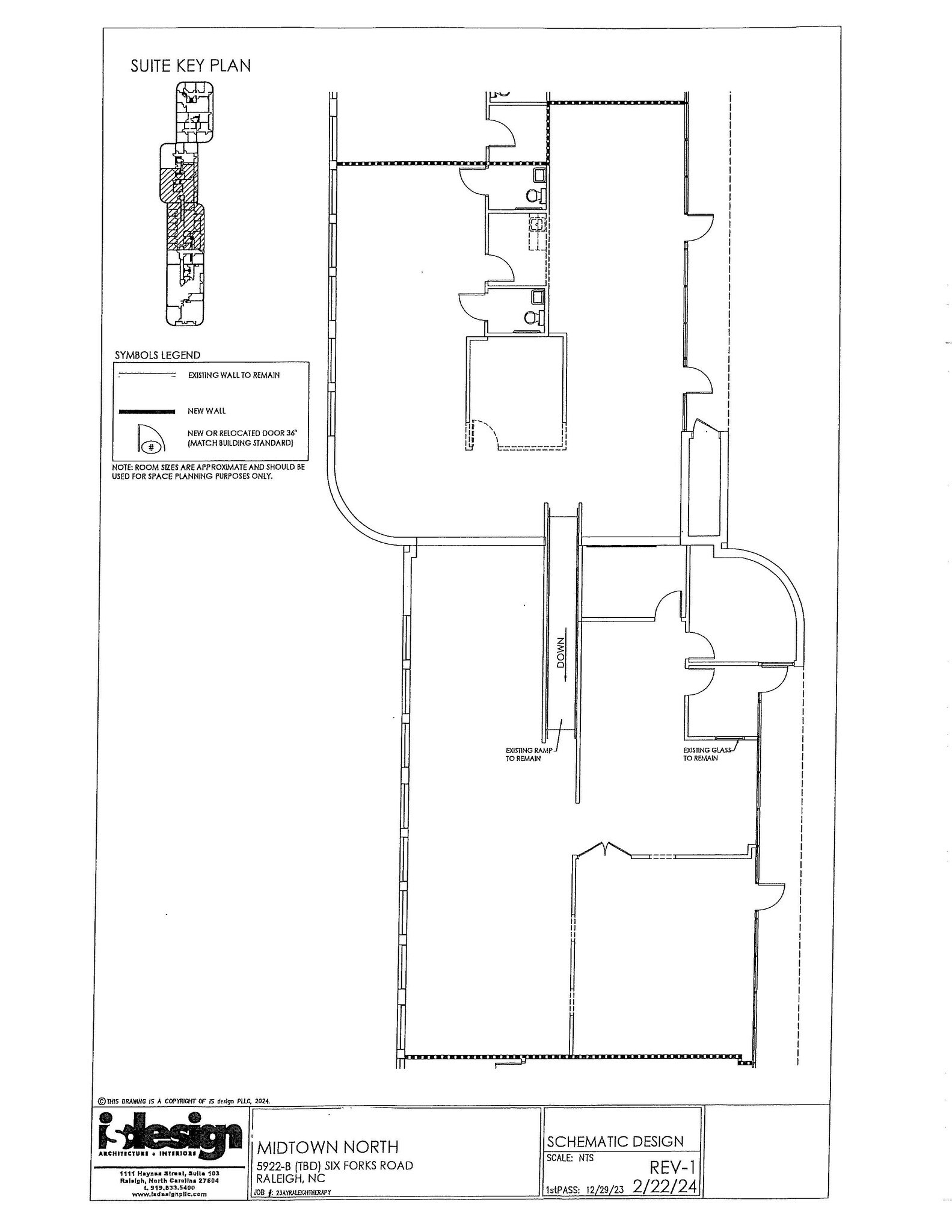 5910-6040 Six Forks rd, Raleigh, NC à louer Plan d’étage– Image 1 sur 1