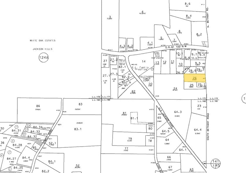 72 S Bethany Rd, McDonough, GA à vendre - Plan cadastral – Image 2 sur 2