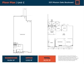 3211 Mission Oaks Blvd, Camarillo, CA à louer Plan d’étage– Image 2 sur 9