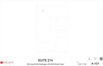 106B Irving St NW, Washington, DC à louer Plan de site– Image 1 sur 1