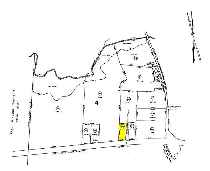 983 State Route 33 W, Monroe Township, NJ à vendre - Plan cadastral – Image 2 sur 3