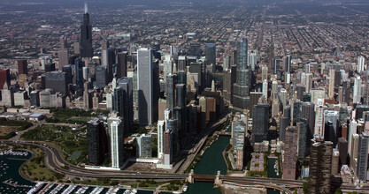 111 N Wabash Ave, Chicago, IL - VUE AÉRIENNE  vue de carte