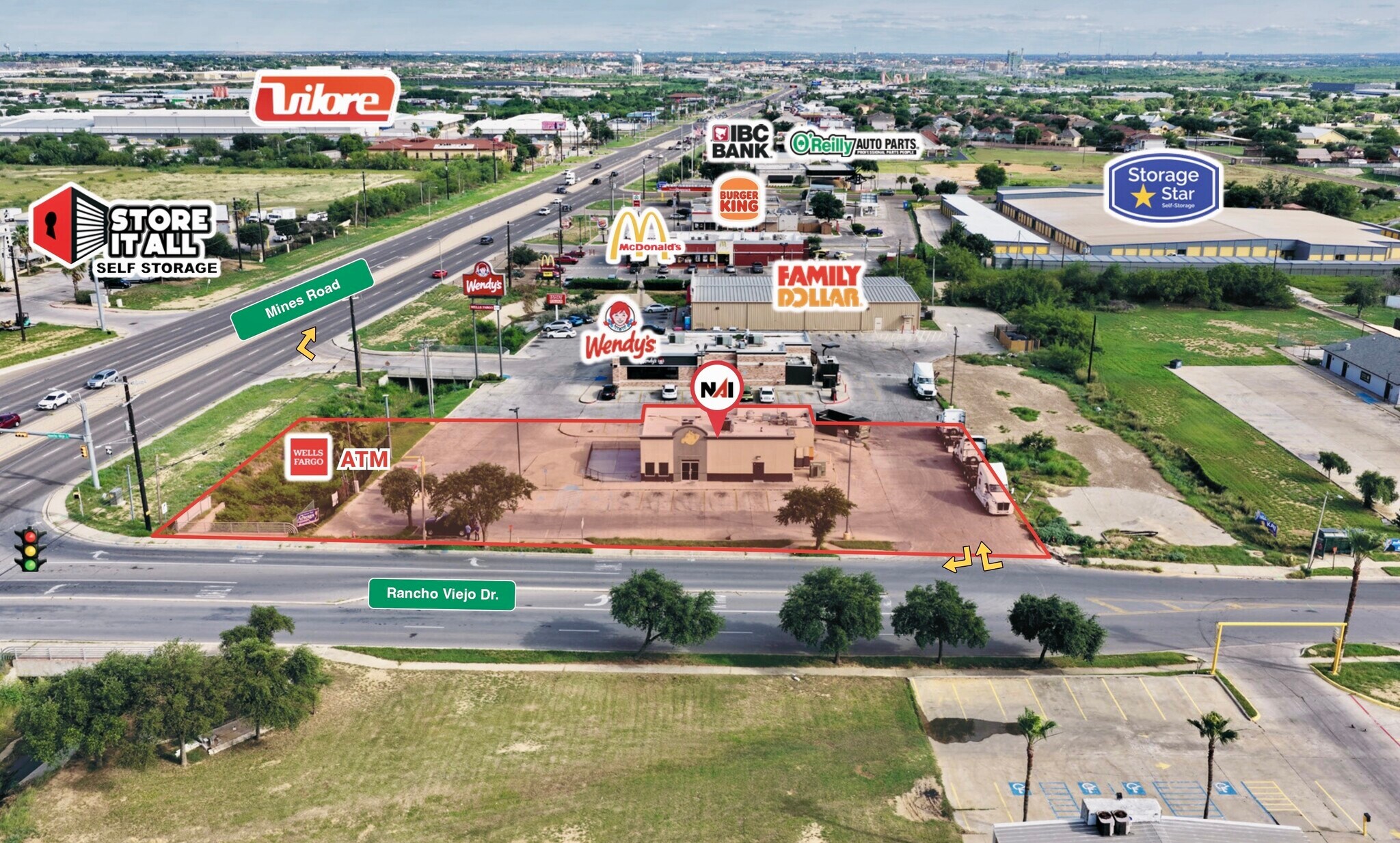 611 Rancho Viejo Dr, Laredo, TX à louer Aérien– Image 1 sur 17