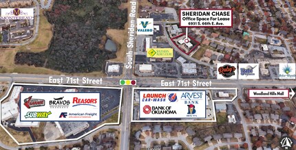 6931 S 66th East Ave, Tulsa, OK - Vue aérienne  vue de carte - Image1
