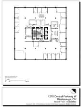 1270 Central Pky, Mississauga, ON à louer Plan d’étage– Image 1 sur 1