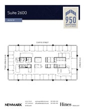 950 17th St, Denver, CO à louer Plan d’étage– Image 1 sur 1