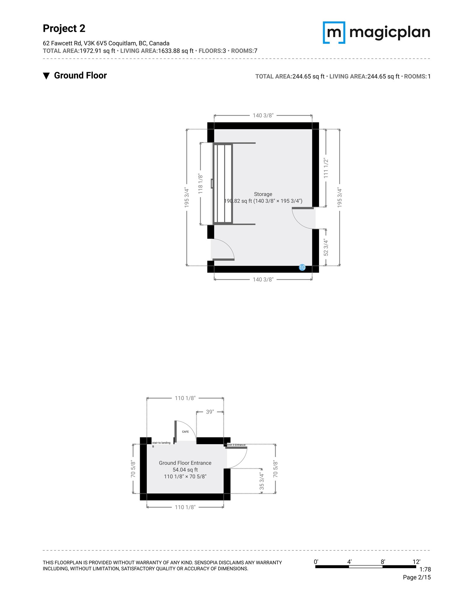 62 Fawcett Rd, Coquitlam, BC à louer Plan de site– Image 1 sur 3