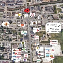 213-217 Duff Ave, Ames, IA - VUE AÉRIENNE  vue de carte
