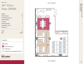 75 Rockefeller Plaza, New York, NY à louer Plan d’étage– Image 1 sur 1