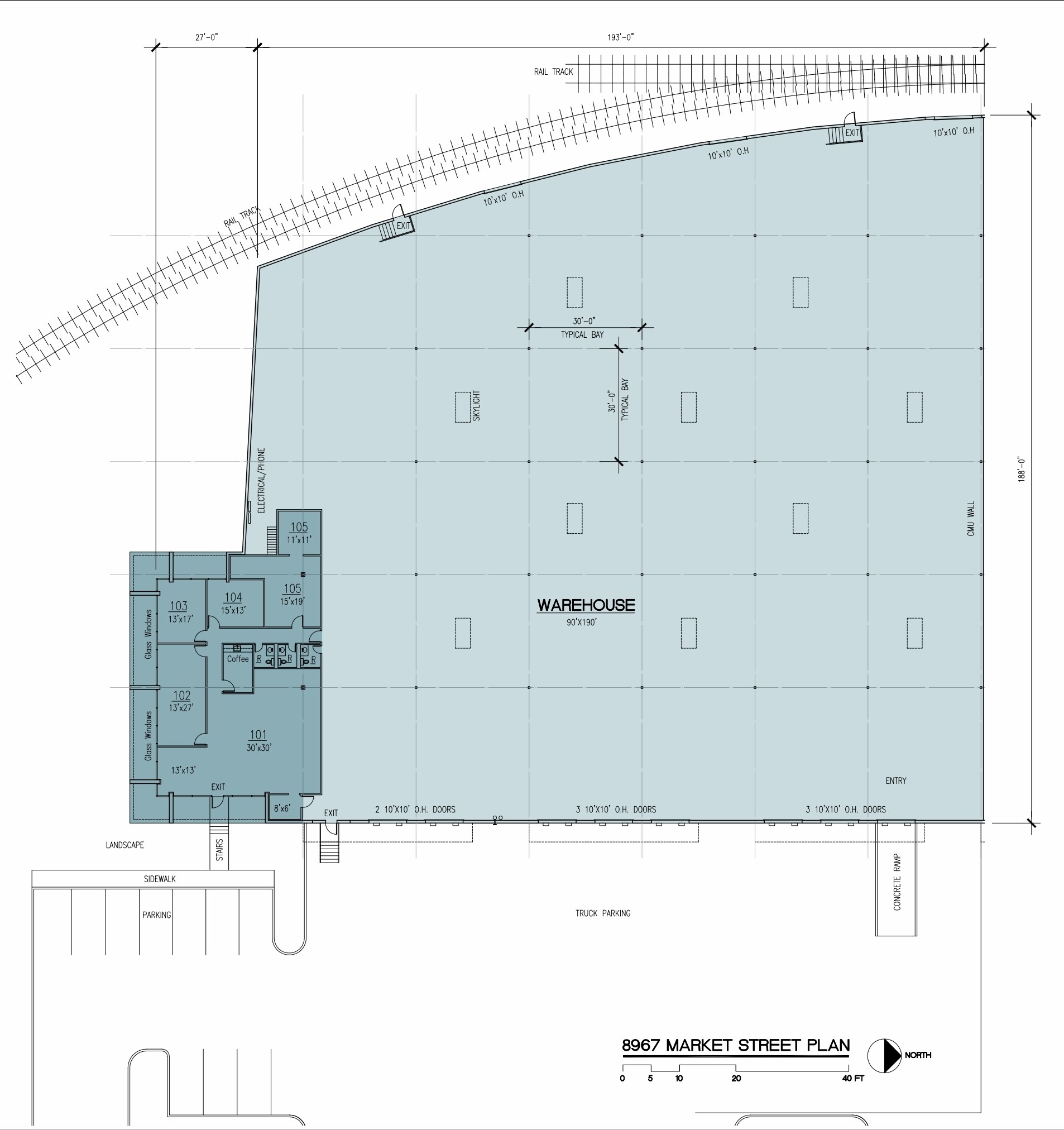 8935-8947 Market St, Houston, TX à louer Plan d’étage– Image 1 sur 2