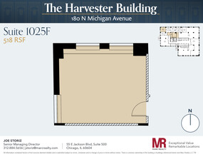 180 N Michigan Ave, Chicago, IL à louer Plan d’étage– Image 1 sur 1