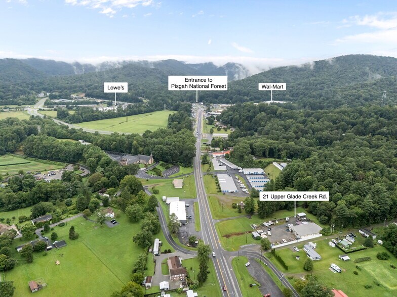 19-21 Upper Glade Creek Rd, Pisgah Forest, NC à vendre - Photo de l’immeuble – Image 2 sur 20