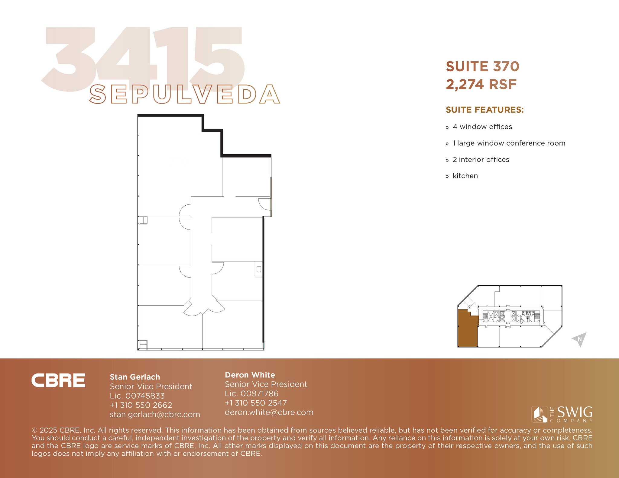3415 S Sepulveda Blvd, Los Angeles, CA à louer Plan d’étage– Image 1 sur 1