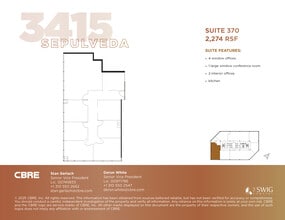 3415 S Sepulveda Blvd, Los Angeles, CA à louer Plan d’étage– Image 1 sur 1