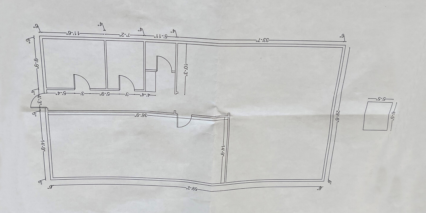 305 Knickerbocker Ave, Bohemia, NY 11716 - Lot 2 -  - Plan d’étage - Image 1 of 4