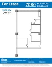 7080 Hollywood Blvd, Los Angeles, CA à louer Plan de site– Image 1 sur 1