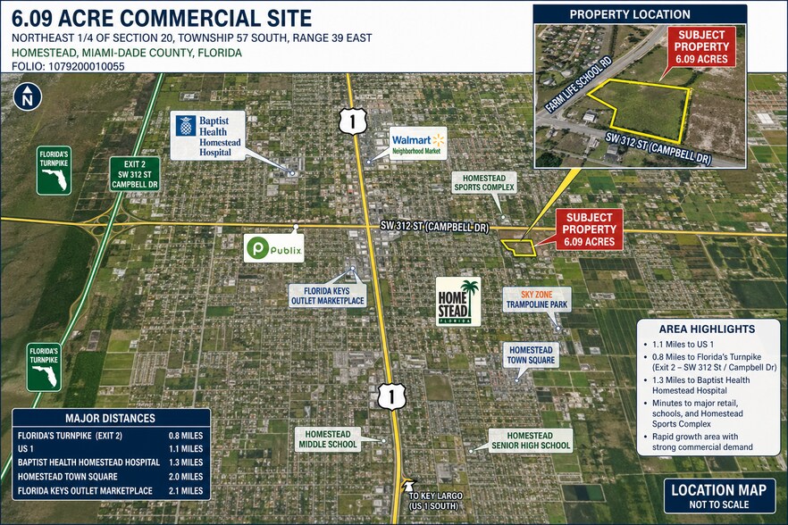 S Canal Dr, Homestead, FL à vendre - Photo principale – Image 1 sur 14