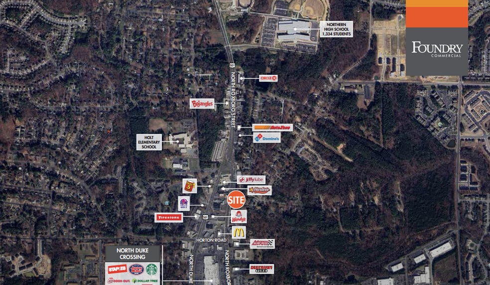 4336 N Roxboro St, Durham, NC à louer - Aérien – Image 2 sur 2