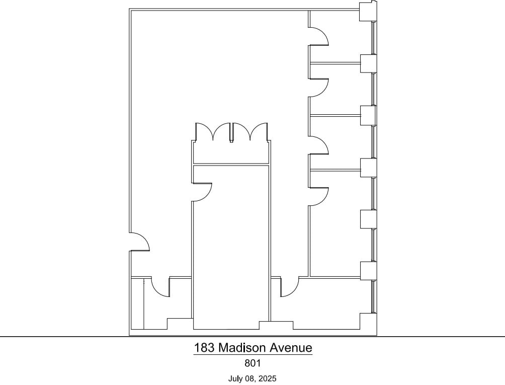 183 Madison Ave, New York, NY à louer Plan d’étage– Image 1 sur 1