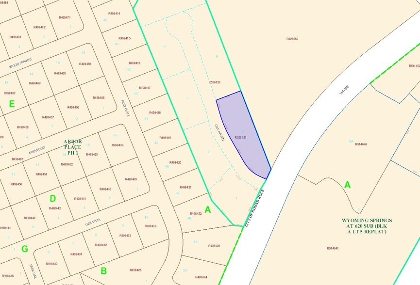 101-115 Oak Haven Dr, Round Rock, TX à louer - Plan cadastral – Image 2 sur 2