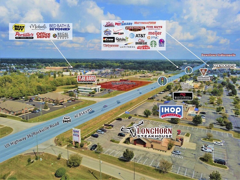 10228-10236 E US Highway 36, Avon, IN à louer - Aérien – Image 3 sur 9