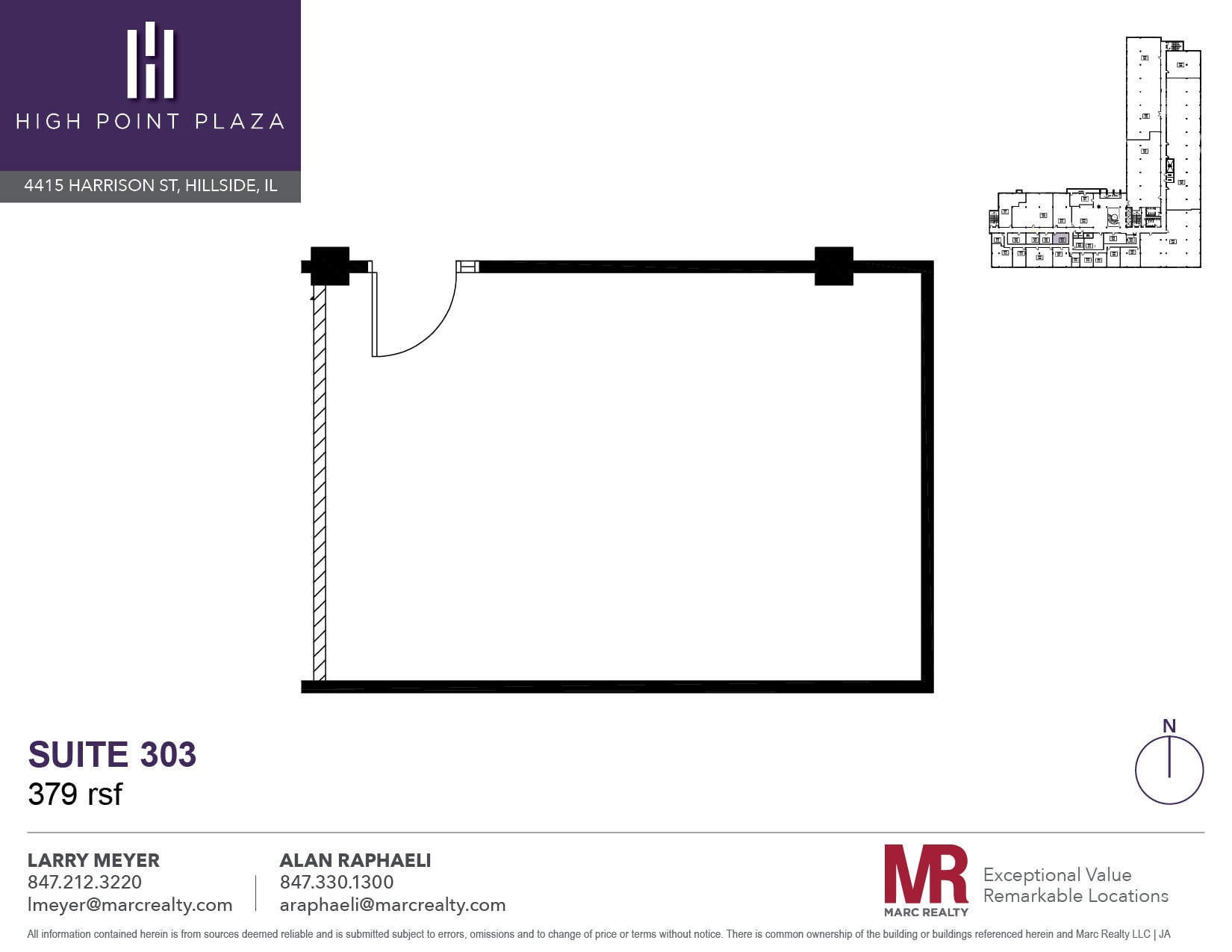 4415 W Harrison St, Hillside, IL à louer Plan d’étage– Image 1 sur 1