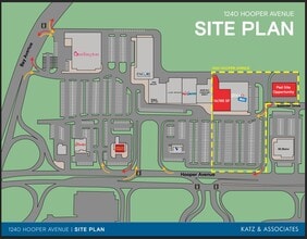 1240 Hooper Ave, Toms River, NJ à louer Plan de site– Image 1 sur 1