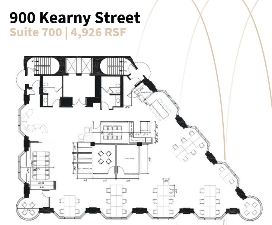 900 Kearny St, San Francisco, CA à louer Plan d’étage– Image 1 sur 1
