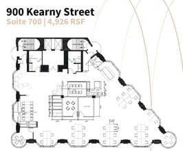 900 Kearny St, San Francisco, CA à louer Plan d’étage– Image 1 sur 1