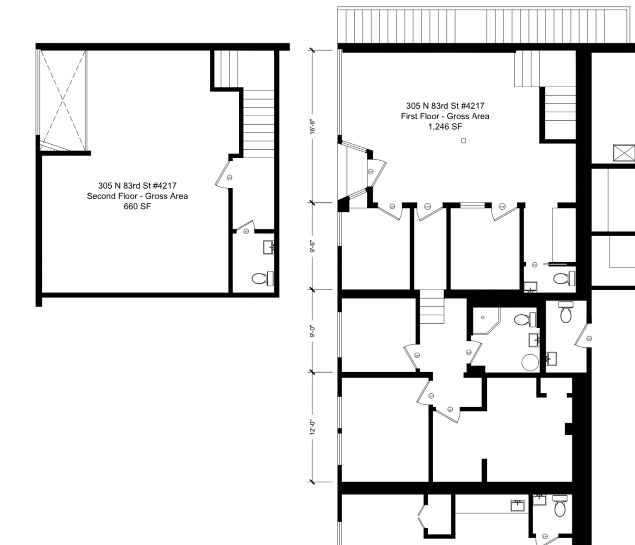 8212-8218 Greenwood Ave N, Seattle, WA à louer Plan d’étage– Image 1 sur 8