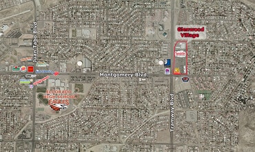 4700 Tramway Blvd NE, Albuquerque, NM - VUE AÉRIENNE  vue de carte