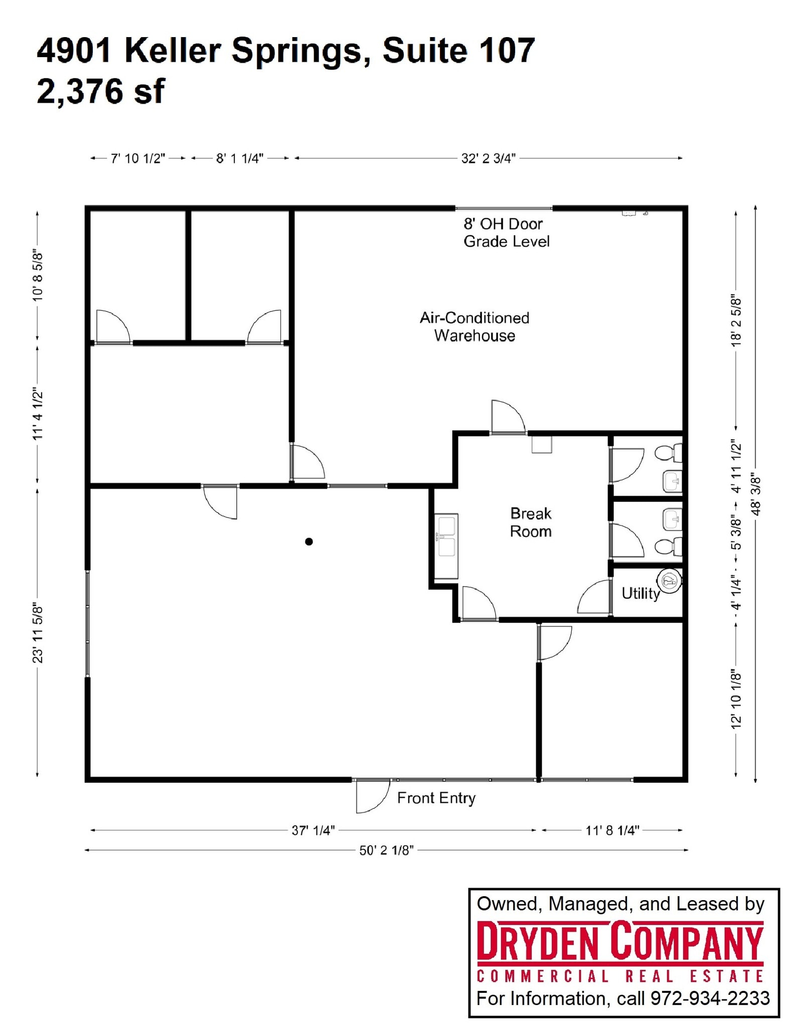 4901 Keller Springs Rd, Addison, TX à louer Plan d’étage– Image 1 sur 1