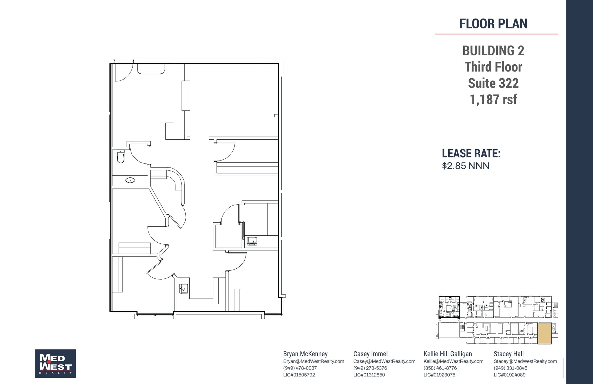 27800 Medical Center Rd, Mission Viejo, CA à louer Plan d’étage– Image 1 sur 1
