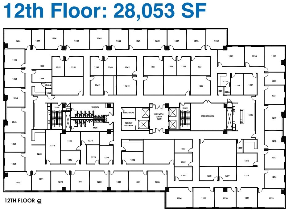 202 S Cheyenne Ave, Tulsa, OK à louer Plan d’étage– Image 1 sur 1