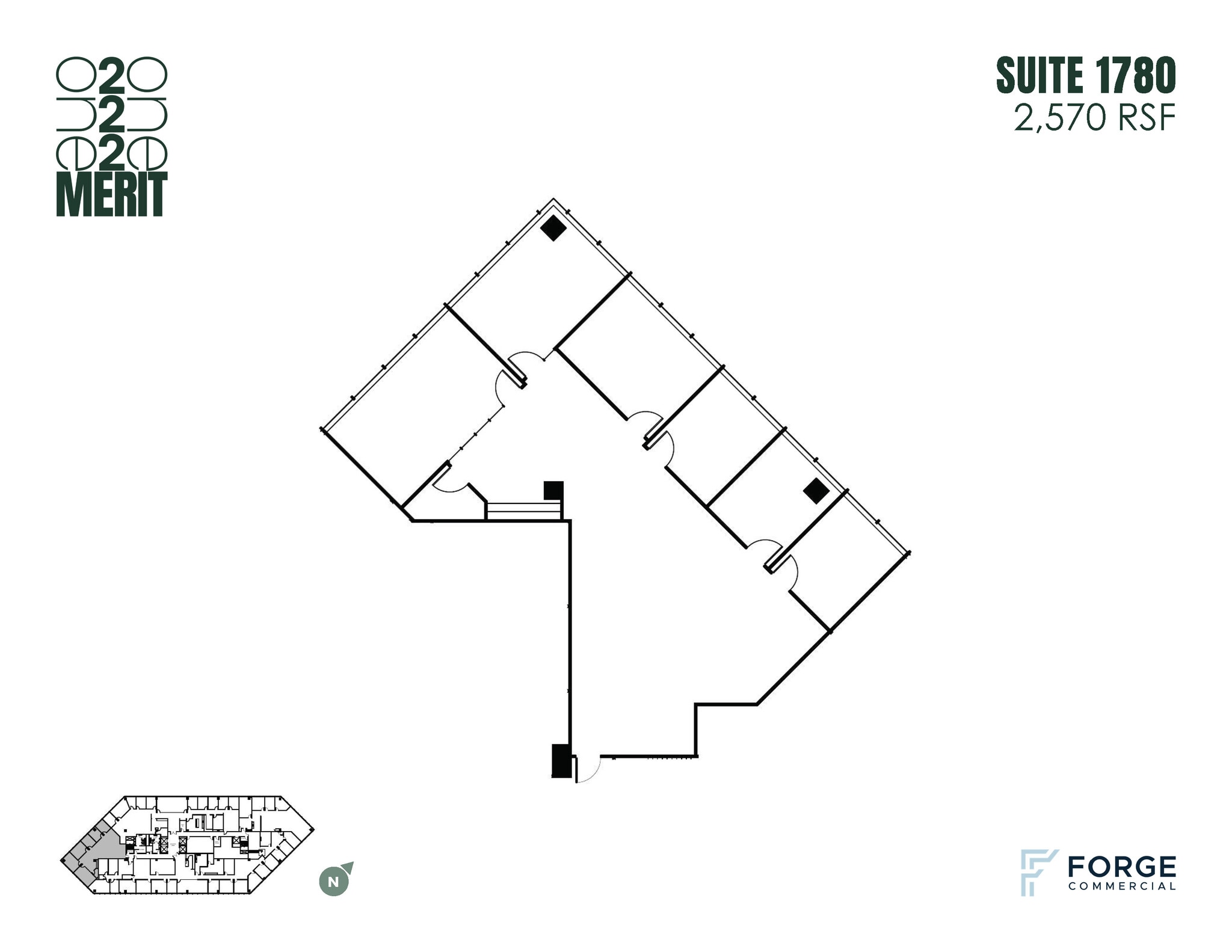 12221 Merit Dr, Dallas, TX à louer Plan d’étage– Image 1 sur 1