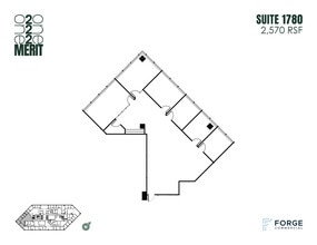 12221 Merit Dr, Dallas, TX à louer Plan d’étage– Image 1 sur 1